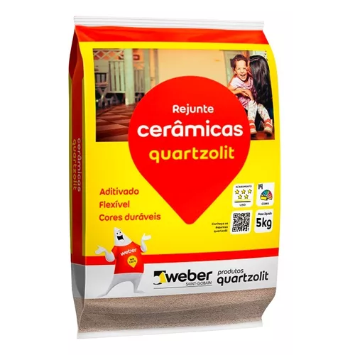 Rejunte Cinza Ártico 5Kg Quartzolit